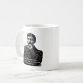Marcel Proust & Famous Zitat Kaffeetasse (Vorderseite Links)