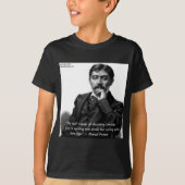 Marcel Proust & Famous Zitat T-Shirt (Vorderseite)