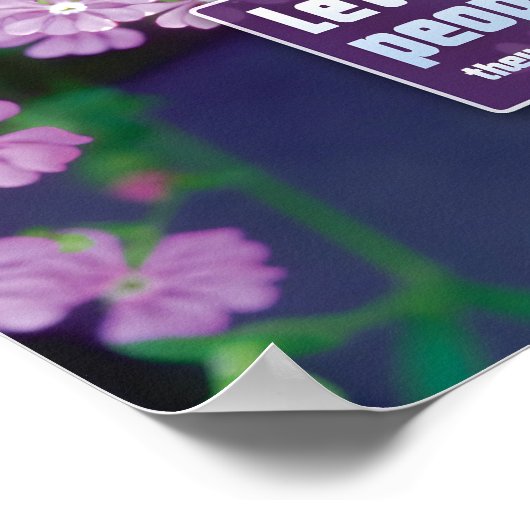 Marcel Proust Inspiration Zitat "Dankbar" Poster (Ecke)