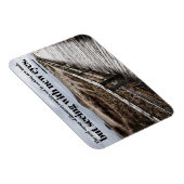 Marcel Proust Inspiration Zitat "Neue Augen" Flexi Magnet (Rechte Seite)