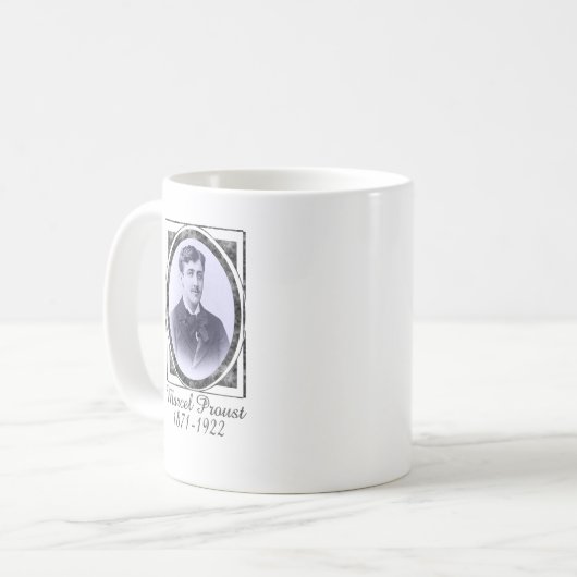 Marcel Proust Kaffeetasse (Vorderseite Links)