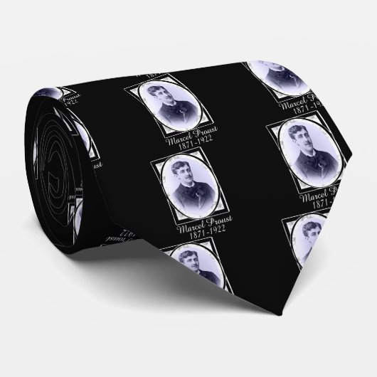 Marcel Proust Krawatte (Gerollt)