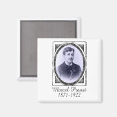 Marcel Proust Magnet (Vorderseite/Rückseite)