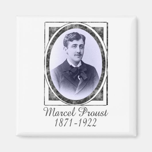 Marcel Proust Magnet (Vorne)