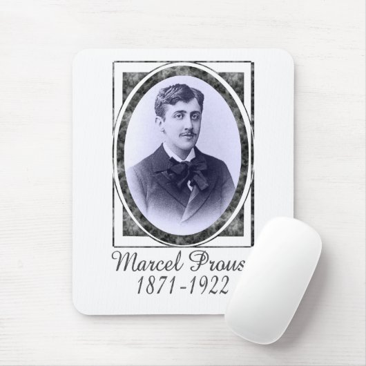 Marcel Proust Mousepad (Mit Mouse)