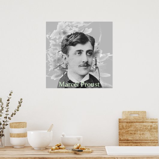 Marcel Proust Poster (Küche)