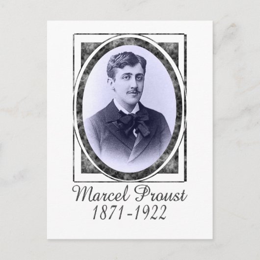 Marcel Proust Postkarte (Vorderseite)