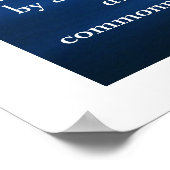 Marcel Proust - Zitat zum LERNEN Poster (Ecke)