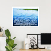 Marcel Proust - Zitat zum LERNEN Poster (Heimbüro)