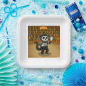 Marcel, Zibetkatze-Mime Pappteller (Party)