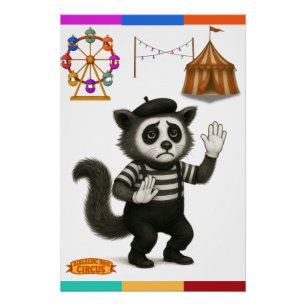 Marcel, Zibetkatze-Mime Poster