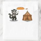 Marcel, Zibetkatze-Mime Rechteckiger Aufkleber (Tasche)