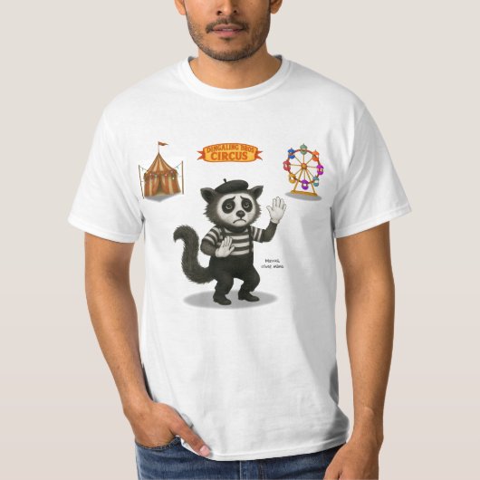 Marcel, Zibetkatze-Mime T-Shirt (Vorderseite)