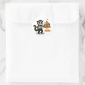 Marcel, zivette mimt runder aufkleber (Tasche)