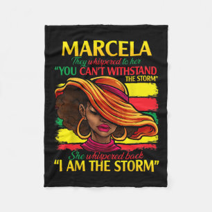 Marcela Vorname Familienname Name Schwarze Geschic Fleecedecke