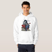 Marceline Adventure Time Vampir-Königin Gothic Bas Hoodie (Vorne ganz)