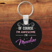 Marceline natürlich bin ich Phantastisch Schlüsselanhänger (Vorderseite)