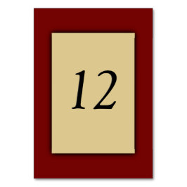 Marcella Tischnummer Table Cards