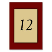 Marcella Tischnummer Table Cards (Rückseite)