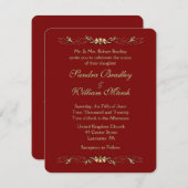 Marcella Wedding Einladung (Vorne/Hinten)