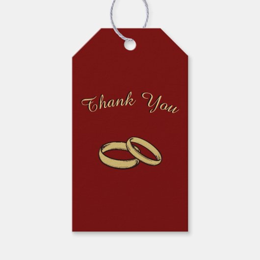 Marcella Wedding Geschenkanhänger (Vorderseite)