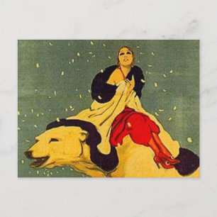 Marcello Dudovich Art Deco Eisbär Padova Postkarte