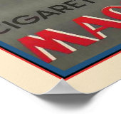 Marcello Dudovich Mazedonien - Zigaretten der 1920 Poster (Ecke)