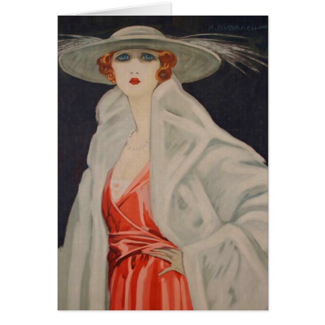 Marcello Dudovich Schauspielerin Elena Maskowska (Vorne)