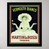 Marcello Dudovich Vermouth Bianco Poster (Vorne)