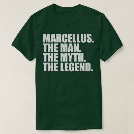 Marcellus Marcellus Name Marcellus Vorname T-Shirt (Design vorne)