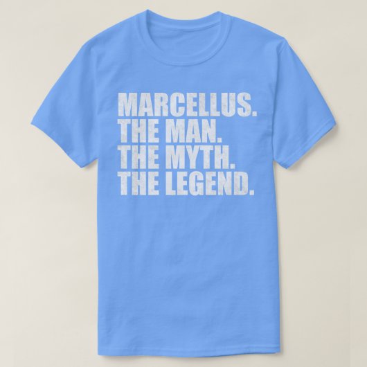 Marcellus Marcellus Name Marcellus Vorname T-Shirt (Design vorne)