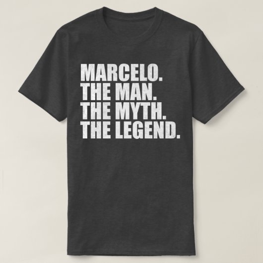 Marcelo Marcelo Name Marcelo Vorname T-Shirt (Design vorne)