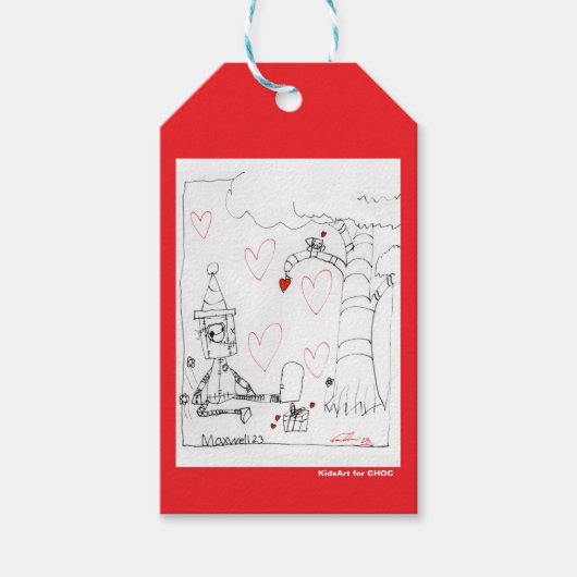 Marcenivo's Heart - KidsArt für CHOC Geschenkanhänger (Vorderseite)