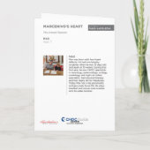 Marcenivo's Heart - KidsArt für CHOC Karte (Rückseite)