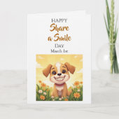 March 1st is Share a Smile Day! Karte (Vorderseite)