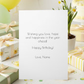 March Birth Flower Birthday Card | Daffodils Karte