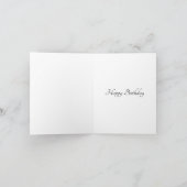 March Birth Flower Card Karte (Innenseite)