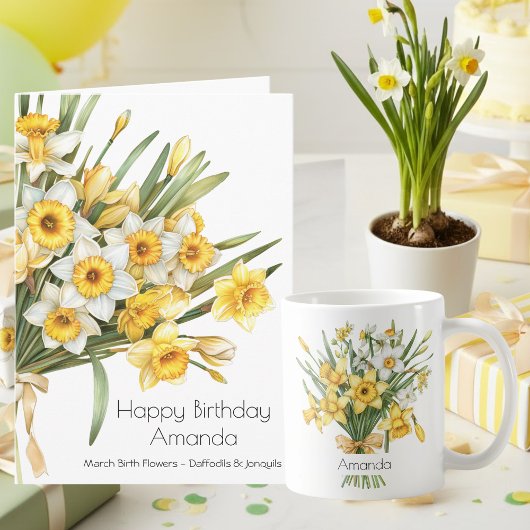 March Birth Flower Mug | Daffodils Mug Kaffeetasse