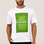 March Break Word Cloud Typography School Vacation T-Shirt (Vorderseite)