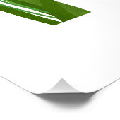 March Daffodil Personalized Birthday Poster (Ecke)