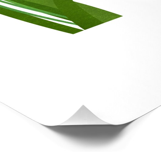 March Daffodil Personalized Birthday Poster (Ecke)