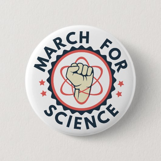 March For Science Button (Vorderseite)