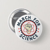 March For Science Button (Vorne & Hinten)