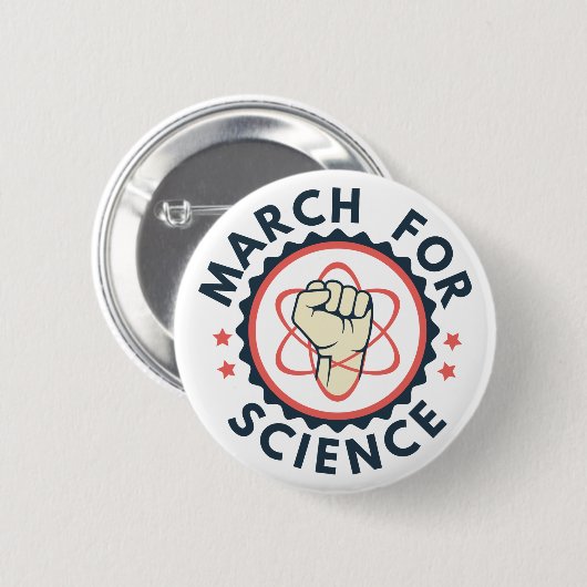 March For Science Button (Vorne & Hinten)