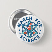 March For Science Button (Vorne & Hinten)