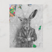 March Hare Postcard Postkarte (Vorderseite)