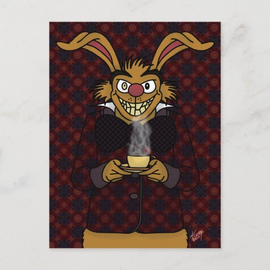 March Hare Postcard Postkarte (Vorderseite)