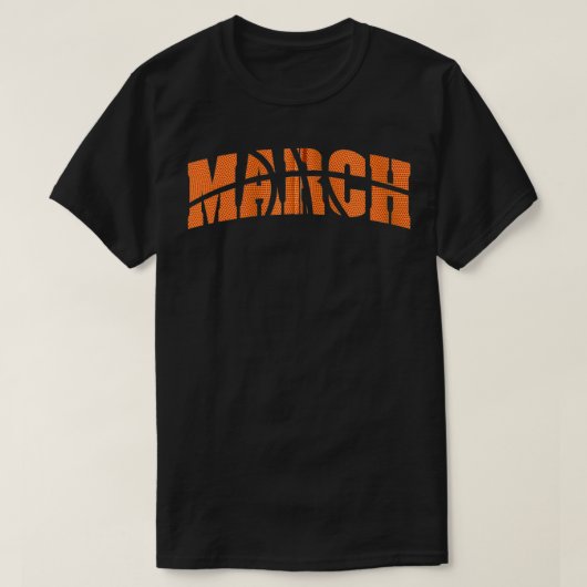 March is for basketball madness tournament bracket T-Shirt (Design vorne)