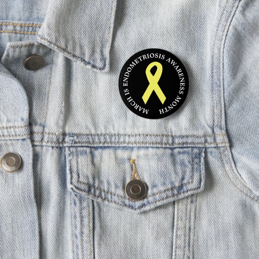 March of Endometriosis Awareness Month Button (Beispiel)