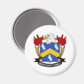 Marchant Familienwappen Magnet (Vorderseite/Rückseite)